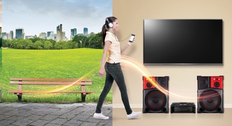 Auto Music Play by LG Range of Flow™